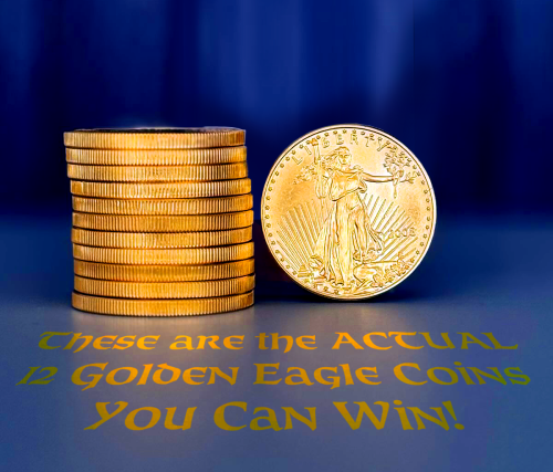 The ACTUAL Gold Coins one of you will WIN on May 30th!